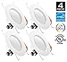 Produktbild Hyperikon 5/6 LED Downlight, ENERGY STAR, 14W (75W Replacement), 4000K (Daylight White), CRI90+, Retrofit LED Recessed Lighting Fixture, LED Ceiling Light, Dimmable - (Pack of 4) by Hyperikon