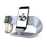 Simple y hermoso diseño: puede colocar su producto de Apple fácilmente en el stand para cargar, al tiempo que permite una interacción continua (uso y visibilidad) .Altura adecuada, ángulo de visión perfecto cuando utiliza su teléfono / ipad en el soporte y su cable está discretamente oculto .