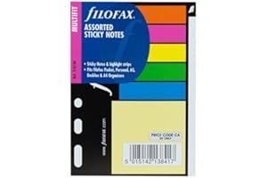 Filofax Nachfüllungen Undatiert Alle Größen & Variationen Für Filofax Organizer Pocket Assorted Sticky Notes