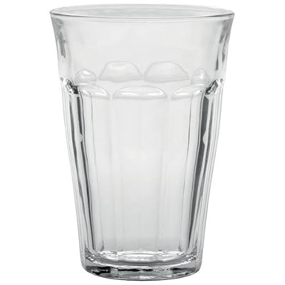 Duralex Picardie verre à eau 360ml, sans repère de remplissage, 6 verres