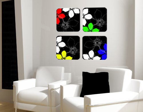 Preisvergleich Produktbild WandBild Aufkleber Blümchen Hikari