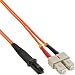 Produktbild InLine LWL Duplex Kabel, MTRJ/SC, 10m