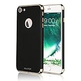 iPhone 7 Case, AnsTOP [Thin Fit] Exact-Fit Premium Matte Finish [3 in 1 Series] Non Slip Surface [Hard] Cover for iPhone 7 (Black)
