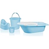 Tuffex 5'li Banyo Tuvalet Seti Mavi