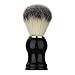 Anself Nylon Shaving Brush Men's Mustache Brush Safety Barber Razor Brush Black Handle Male Shaving Beard Cleaning Tool