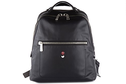 Preisvergleich Produktbild Fendi Leder Rucksack Herren Tasche Laptop Schulrucksack Kalbsleder century face