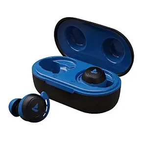 (Renewed) boAt Airdopes 441 TWS Ear-Buds with IWP Technology, Immersive Audio, Up to 30H Total Playback, IPX7 Water Resistance, Super Touch Controls, Secure Sports Fit & Type-C Port(Sporty Blue)