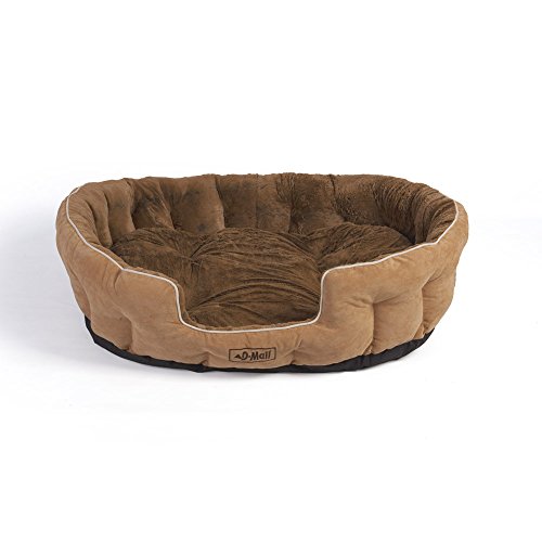 Preisvergleich Produktbild Hundehütte gepolstert braun groß