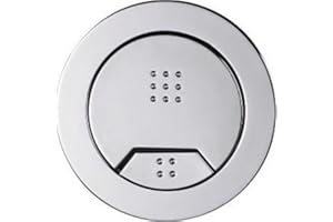 Tavistock Vortex Dual Flush Air Round Push Button Cistern Toilet Pneumatic Chrome