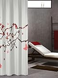 Sealskin 233451359 Duschvorhang, Blossom, Textil, 180 x 200 cm