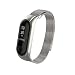 Produktbild Javpoo Ersatz-Bands für Xiaomi Mi Band 3, Mailänder Magnetschleife Edelstahl Band Gurt Zubehör Uhrenarmbänder für Xiaomi Mi Band 3 Smart-Armband