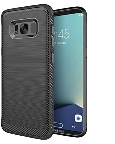 Samsung Galaxy S8 case cover, Tuanhui TPU frosted soft shell for Sansung Galaxy S8, Black.