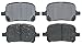 Produktbild ACDelco 17D707C Professional Ceramic Front Disc Brake Pad Set by ACDelco