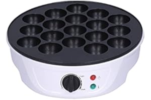 Wakects Elektrische Takoyaki-Maschine 18 Löcher 750 W Non-Stick Küchen Elektrische Maschine zweiseitige Heizung für die Herstellung Japanischer Takoyaki (#2)
