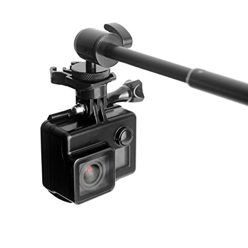 Fantaseal® 8-in-1 Wasserdicht Gehäuse Set für GoPro Gehäuse GoPro Black-Out Unterwasser Schutzgehäuse GoPro Schutzhülle Sekleton GoPro Schützend Housing + Direkte Montage Schnellspannschnalle + Schraubenschlüssel + Objektivschutz + Gehäusedeckel + Schraube + Schraubenschlüssel + Verschlussstecker für GoPro Hero3+ Hero4 - 9