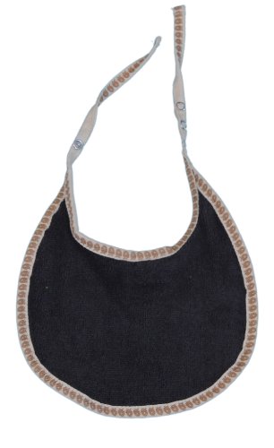 Smafolk Bib with Single Colored Bib (Grey, Small)