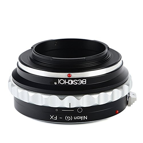 Beschoi Bague adaptation objectif en m  tal pour monter objectif Nikon AI vers bo  tier Fujifilm Fuji FX X-Pro1 X-M1 X-A1 X-E1