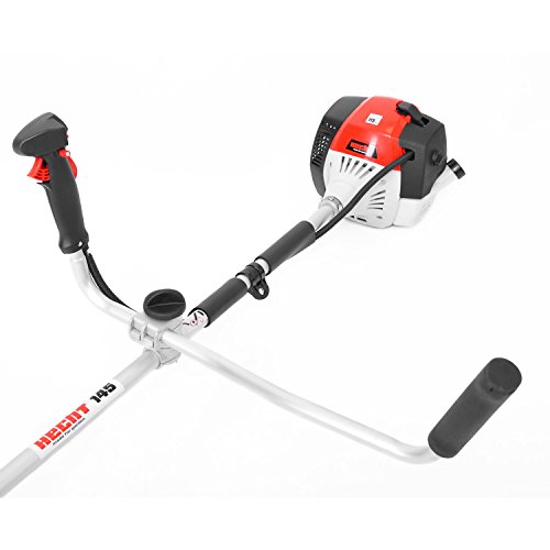 HECHT Benzin-Motorsense 145 Rasen-Trimmer Freischneider (2 PS, inkl. Mischflasche u. Kompfort Tragegurt) - 3