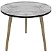 Produktbild Multistore 2002 Beistelltisch rund Ø49x42cm Wohnzimmertisch Couchtisch Blumentisch Kaffeetisch aus Holz - Grau/Natur