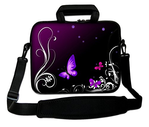 Luxburg Schultertasche Notebooktasche Laptoptasche Tasche mit Tragegurt aus Neopren für Laptop / Notebook Computer 14,2 Zoll