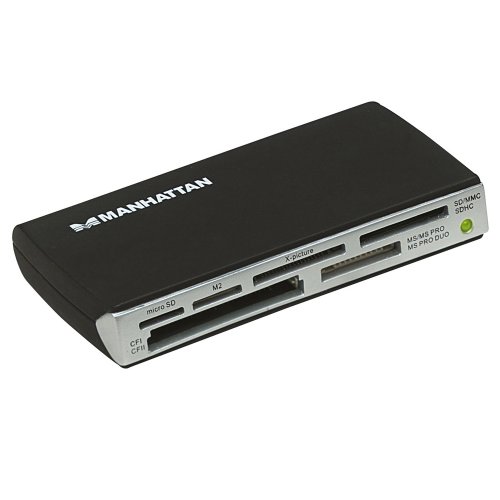 Manhattan Multi-Card Reader/Writer Hi-Speed USB 2.0 Extern 60-in-1 100939 - 2