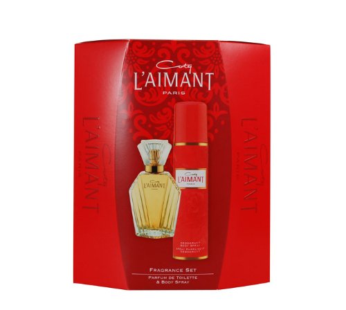 Coty L'Aimant Gift Set - 30ml Parfum De Toilette & 75ml Body Spray