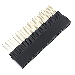 SB Raspberry Pi Header 2x20 Pins Raspberry Pi GPIO Header Extra Tall Raspberry Pi Stacking Header for Raspberry Pi A+, B+, Pi 2, Pi 3, Pi 3 B+ and 4B (Pack of 5 Pcs)