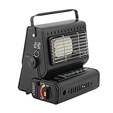 【 Multi de verwendnug 】 Este calentador 1,3 kW) Gas portátil es ideal para el uso al aire libre, camping, caravanas, pesca, festivales o en casa en el jardín, para generar calor adicional a algo en las noches más fríos.