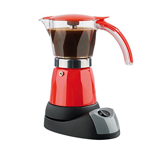 GOURMETmaxx 02609 Elektrischer Espressokocher | 6 Tassen Moka Espressokanne Für Italienischen Espresso Genuss | Mokka Express Maker & Espressomaschine (480 Watt) | Rot GOURMETmaxx 02609 Elektrischer Espressokocher | 6 Tassen Moka Espressokanne Für Italienischen Espresso Genuss | Mokka Express Maker & Espressomaschine (480 Watt) | Rot Bilder