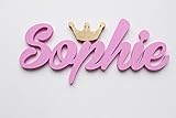 MIA Namensschild „Annabella“ mit goldfarbener Krone,Kontaktieren Sie den Verkäufer über die Amazon-Nachricht, um den Namen und die Farbe anzugeben - 5
