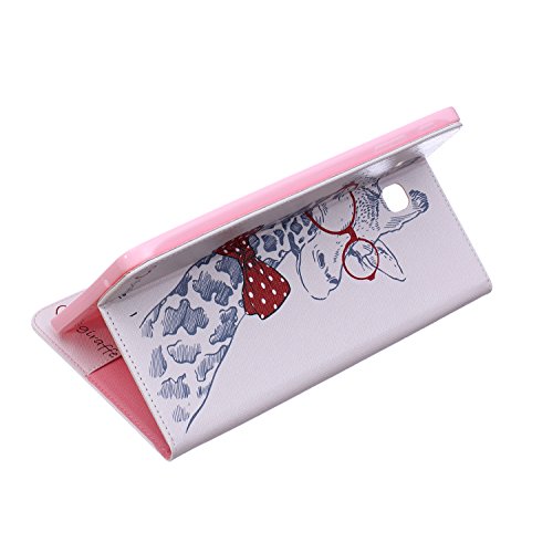 Galaxy Tab E 9.6-Inch SM-T560 Hülle, DEENOR Cute Colorful Design Flip Tasche PU Leder Abdeckung Stand Schutzhülle für Samsung Galaxy Tab E 9.6-Inch SM-T560 / T561 / T565. *giraffe - 4