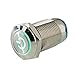 Produktbild Neue Metallknopfschalter 16 MM 12 V 24 V Wasserdicht Silber Edelstahlgehäuse Selbsthemmend LED Power Momentary Druckschalter für Auto Industrielle Boot Access Control Haushaltsgerät von iBelly