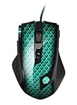 Sharkoon Drakonia Gaming Laser Maus 5000 dpi (11 Tasten) grün