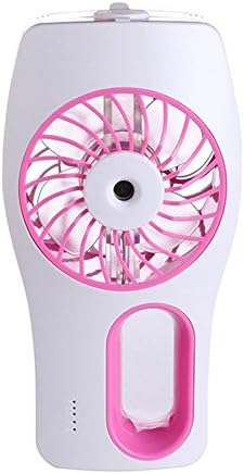 ZHANGRONG- Mini Handheld USB Misting Fan With Personal Cooling Mist Humidifier Rechargeable Portable Mini Misting Cooling Fan For Home Office And Travel (Color : Pink)