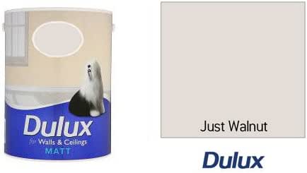 Dulux Matt Paint Just Walnut 5L 5000g: Amazon.co.uk: DIY & Tools