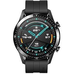 Huawei Watch GT 2 Montre Connectée (GPS, boîtier 46 mm) avec Bracelet Sport Noir