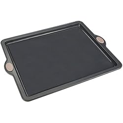 Levivo 331800000059 pâte à pizza/gâteau sur plaque/moule à pâtisserie en silicone 31,5 x 25,5 cm, gris, 32 cm