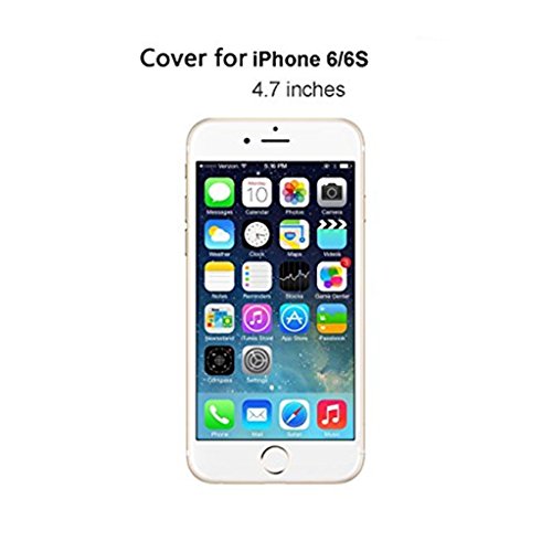 MUTOUREN Handyhülle für iphone 6 6S TPU Silikon Etui Durchsichtig Schutzhülle Tasche Etui Bumper Ultradünne Weich Kratzfeste Soßdämpfende Silikontasche Sweet Food Series – weiß Eis Cones,Eistüten - 3