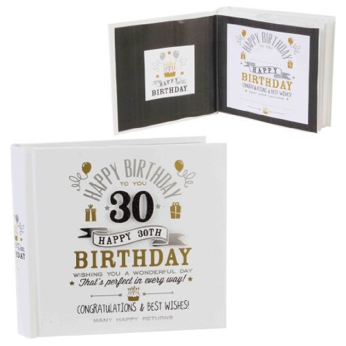 Signography FL29930 Fotoalbum für 30. Geburtstag