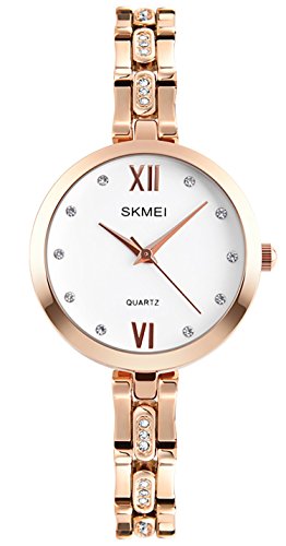 CIVO Damen Uhr Schlank Rosegold Edelstahl Band Uhren Einfach Entwurf Klassisch Mode Business Beiläufig Armbanduhr mit Entfernen Einstellbar Tool-Reparatursatz CIVO Damen Uhr Schlank Rosegold Edelstahl Band Uhren Einfach Entwurf Klassisch Mode Business Beiläufig Armbanduhr mit Entfernen Einstellbar Tool-Reparatursatz