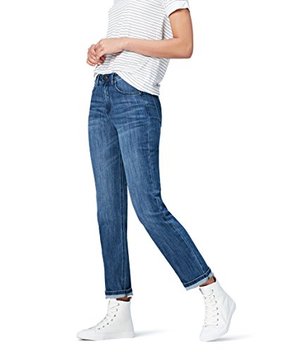 Amazon Brand - find. Women's Straight Mid Rise Stretch Jeans