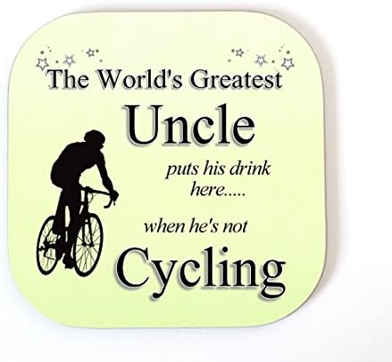 UNCLE Novelty CYCLING Coaster Drinks Mat Fun Gift Present Idea