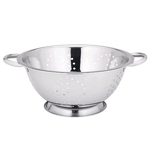 Edelstahl Küchensieb - 24 cm Ø - Sieb - Nudelsieb - Seiher - Durchschlag - Abtropfsieb