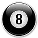 Produktbild 2 x Lucky 8 Ball Vinyl Aufkleber Aufkleber Laptop Reise Gepäck Auto Ipad Schild Fun # 4707 - 10cm/100mm Wide