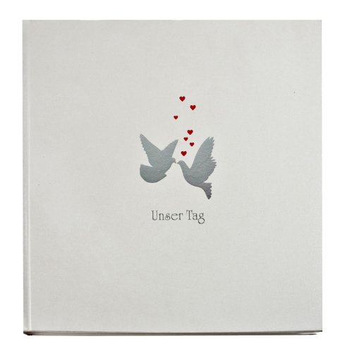 Goldbuch 48018 - Gästebuch Dove, 23 x 25 cm, 176 Seiten,