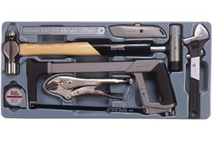 TENG TOOLS Teng TTPS09 General Tool Kit PS Tray (9 Pieces) by Teng