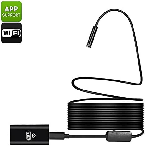 10M Wireless Endoscope IP67 6LED Light 720p 30M WiFi Range iOS Android + Windows