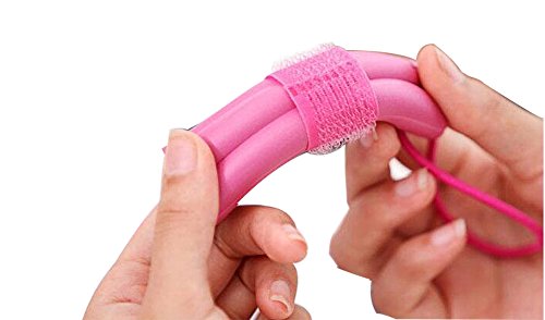 Lockenwickler, Haarklammern, Lockenstäbe DIY Curler Roller Lockenwickler Set Soft & Comfortable Hair Curlers Hair Curling Styling Twist Tool DIY Kosmetik Tools fur Weiblich, 6 Stück - 6