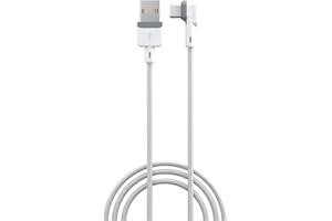 Portronics Konnect L POR-1403 Fast Charging 3A Type-C Cable 1.2 Meter with Charge & Sync Function for All Type-C Devices (Whi