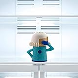  FairytaleMM Figur Form Mikrowelle Deo Behälter Kühlschrank Deodorant Reiniger Kochen Küche Gadget Werkzeuge mit Paket, blau